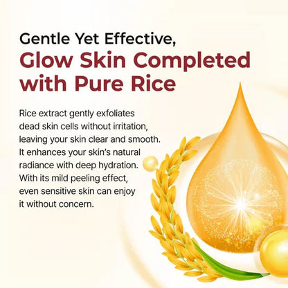 🏆Flash Sale⚡ 50K+ SOLD! Peel Shot Glow Rice Ampoule Duo - Serums for Brightening, Exfoliating, and Moisturizing🌾
